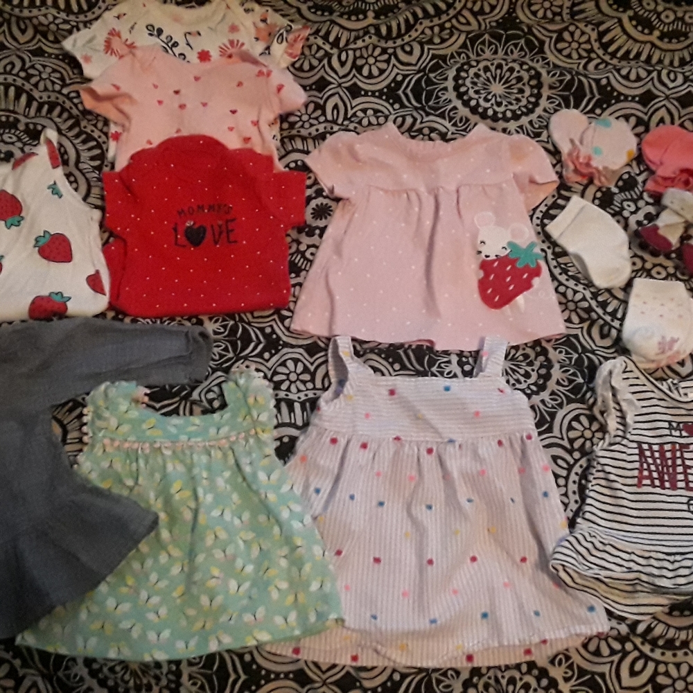 Newborn baby girl clothes